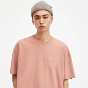 เสื้อยืดโอเวอร์ไซซ์ธรรมดาสำหรับผู้ชาย-ผ้าฝ้าย100% พิมพ์ลายและเย็บปักถักร้อยตามสั่ง - Product Image 2