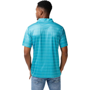 Hauts coton Spandex séchage rapide respirant plaine blanc bouton cou Golf t-shirts Gym t-shirt - Product Image 3