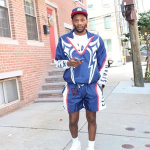 Wholesale Windbreaker Sets Nylon Jacket <b>Shorts</b> Set High Quality Sublimation Print Half <b>Zip</b> Sportswear Set - Product Image 6