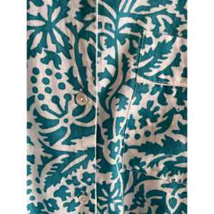 Conjunto de Pijama Tropical Dreaming ODM, 100% Algodón Tejido, Suave y Cómodo para Dormir en Verano, con Botones y Cintura Elástica para Familias - Product Image 5