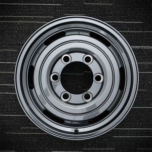 Rines de Aleación Retro Forjados a Medida de 17, 18 y 20 Pulgadas en Gris Metálico Brillante para <span class=keywords><strong>Todoterreno</strong></span> 4x4, para <span class=keywords><strong>Toyota</strong></span> Land Cruiser, Hilux y Jeep - Product Image 1