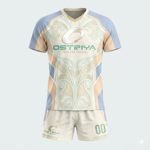Custom Design Heat-Transfer Printed Men's Short Sleeve Plus Size Wear <b>Volleyball</b> Uniform High Quality 100% Polyester Material - Product Image 1