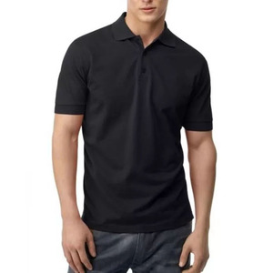 2025 última camiseta Polo de algodón de 200gsm para hombre, camiseta Polo con logotipo bordado personalizado para hombre, camisetas Polo de Golf - Product Image 5