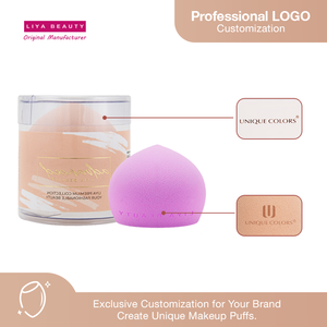 Tùy Chỉnh Xách Tay Du Lịch Kích Thước Tái Sử Dụng Miếng Bọt Biển Trang Điểm Latex Miễn Phí Máy Xay Sinh Tố Với Vẻ Đẹp Bao Bì Hộp - Product Image 2