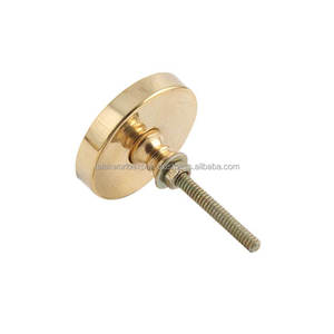 Wooden Resin Knobs Brown and White Round Drawer Pulls Decorative Cabinet Knobs for <b>Wardrobe</b> Furniture Kitchen and Home Usage - Product Image 5