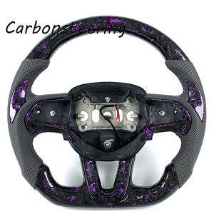 Accessoires de voiture, volant personnalisé en fibre de carbone forgée rouge avec LED RPM pour <span class=keywords><strong>Dodge</strong></span> Charger Challenger Hellcat SRT <span class=keywords><strong>RT</strong></span> 392 Durango - Product Image 6