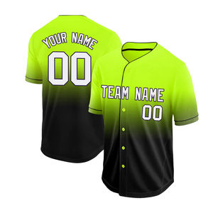 Camiseta de Béisbol para Equipos, para Jugadores Profesionales y Principiantes, Suave y Transpirable, 100% Poliéster, Talla Grande con Diseño Clásico - Product Image 1