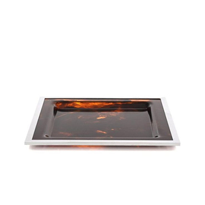 Plateau en corne personnalisé de forme carrée de luxe pour la présentation d'aliments de qualité supérieure idéal pour les célébrations de la décoration intérieure et les occasions spéciales - Product Image 4