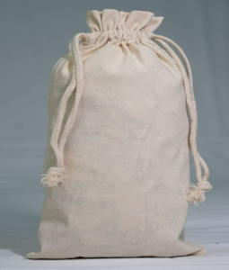Sac à cordon en coton écologique imprimé avec logo personnalisé - Réutilisable, multi-tailles (5-7 pouces) pour cadeaux promotionnels et usage quotidien - Product Image 3