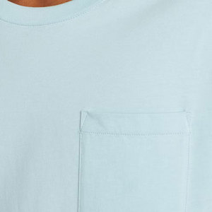 Camiseta de Algodón Lisa para Hombre, Cómoda y Transpirable, Cuello Redondo, Marca Privada, OEM, ODM, Venta al por Mayor - Product Image 4
