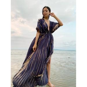 Beach Kaftan Kimono Tie Dye Kaftan and Kimono Graphic Print Sun Protection <b>Cardigan</b> Kimono <b>Cardigan</b> Women <b>Long</b> <b>Dresses</b> - Product Image 1