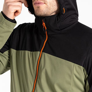 Veste coupe-vent solide Softshell d'extérieur pour hommes fournisseur du Pakistan pour la vente en gros de vestes pour hommes de grande taille - Product Image 6