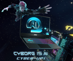 M S I C y B o r g 15 AI 15,6 pulgadas Ultra 7 155H 16G 512GB RTX 4060 8GB 1080P 144HZ DDR4 RAM Gaming Laptop - Product Image 2