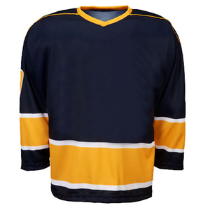 Camisetas de hockey sobre hielo personalizadas, uniformes del equipo OEM, ropa de hockey transpirable de calidad profesional, logotipo personalizado y diseño sublimado - Product Image 2