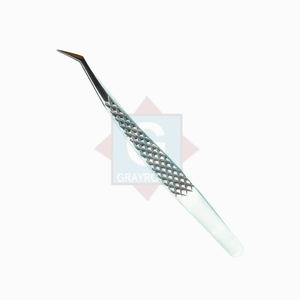 Pince à épiler en acier inoxydable pour extension de cils greffés en gros de haute qualité - Product Image 1