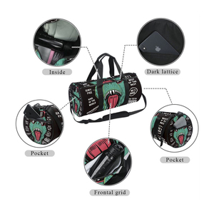 Sacs de sport avec logo personnalisé en cuir véritable imperméable à l'eau Sac de voyage avec impression personnalisée pour les amateurs de sport - Product Image 2