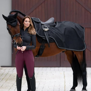 Couverture de cheval équestre de haute qualité imperméable respirant tapis léger conception personnalisable couverture de tapis de cheval - Product Image 5