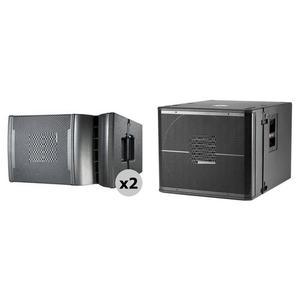 Kit Line Array VRX en stock avec une paire de VRX932 et un caisson de basses VRX918 simple - Product Image 1