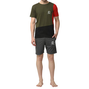 Nouveau Style hommes été ensemble deux pièces t-shirt court ensemble course vêtements de sport hommes été ensemble avec taille personnalisée - Product Image 1