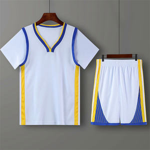Camiseta de baloncesto clásica en blanco, equipo escolar juvenil, traje de baloncesto, camisetas de baloncesto reversibles personalizadas, uniformes - Product Image 6