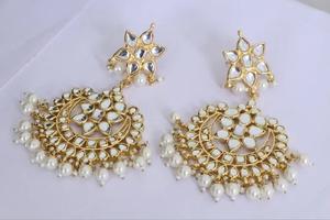 ต่างหูแบบชนเผ่าคุณภาพสูงชุบทองคุณภาพสูงดีไซน์ใหม่ล่าสุดจากผู้ผลิตอินเดีย - Product Image 6