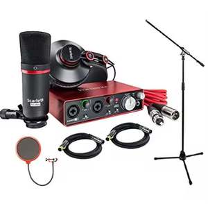 Focusrites Scarletts 2i 2 Studio 2nd Gen <b>USB</b> Audio Interface and Recording Bundle <b>with</b> Pro Tools - Product Image 3
