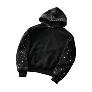 เสื้อฮู้ดผู้ชายผ้าฟลีซผ้าคอตตอนเนื้อนุ่มระบายอากาศได้ดีกันน้ำเป็นมิตรกับสิ่งแวดล้อมสำหรับฤดูหนาวผลิตอย่างมีน้ำหนักผลิตตามสั่ง - Product Image 2