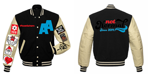 Baseball <b>Jacket</b> Patchwork Embroidery Letterman <b>Jackets</b> Custom latest designs Long Sleeve Chenille Applique work Customized logos - Product Image 5