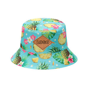 Chapeaux seau de voyage pour femmes avec logo personnalisé en gros 2025 unisexe applicable y compris fête pêcheurs casquette compressible impression de fleurs - Product Image 5