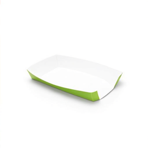 Plateaux en carton personnalisés Mod. Assiettes et bols en papier pliables 8,5x14,5x5 cm - Product Image 3