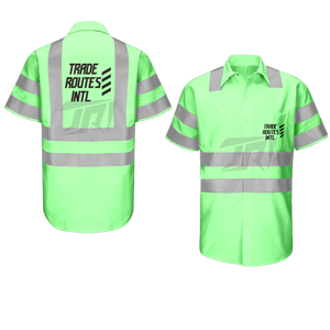 Wholesale Supply Reflective <b>Waterproof</b> Safety Workwear Set Customized Logo B2B Buyers 100% Premium Polyester <b>Overall</b> Bib - Product Image 6