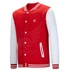 Veste en laine pour homme, prix de gros, avec col et bas personnalisés, prix bas, tissu coton polyester - Product Image 2