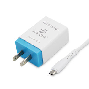 For Qualcomm Quick Charge V8 Turbo 3.0 18W DC Electric Charger Adapter for Mobile Phones Cars Fireproof <b>Light</b> US <b>Socket</b> Standard - Product Image 2