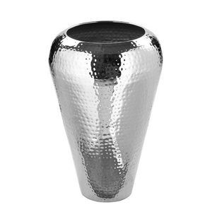 Unique Flower Vase TQC Silver Finishing Casting Aluminum Modern Eco-Friendly <b>Tabletop</b> Flower Vase Best Selling Living Room Decor - Product Image 6