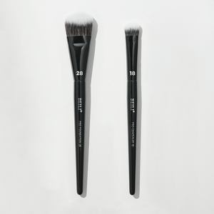 Venta al por mayor 14 piezas pelo sintético negro <span class=keywords><strong>Kabuki</strong></span> cepillo de maquillaje personalizado vegano Etiqueta Privada juego de brochas de maquillaje - Product Image 6