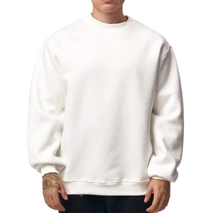 Sweat-shirt à col rond brodé de haute qualité pour homme, sweat-shirt unisexe, logo personnalisé, 100% coton, sweat-shirt à col rond vintage vierge - Product Image 1