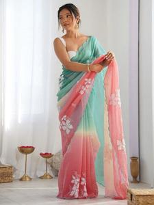 Venta al por mayor GC oro aplastar seda Saree fabricantes en la India - Product Image 5