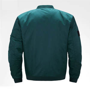 แจ็กเก็ตนักบินผู้ชายแบบลำลองขนาดพลัสไซส์และโลโก้สำหรับฤดูหนาว - Product Image 2