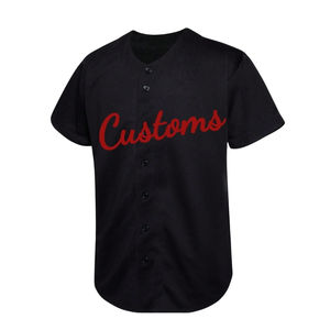 Full Customized Design High Quality Unisex Baseball Jersey <b>3D</b> <b>Character</b> <b>Printing</b> Moisture Wicking Breathable Full Button 100% - Product Image 1