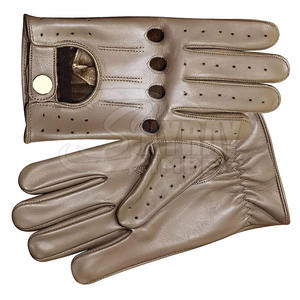 Gants de conduite à la mode simple Gants de conduite en cuir de qualité supérieure de meilleure qualité pour la vente en ligne - Product Image 5
