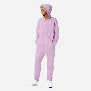 80% Cotton 20% Polyester Brushed Back Cotton <b>on</b> <b>the</b> Inside Two <b>Way</b> YKK Quality Zipper Lilac Unisex Original Onesie - Product Image 2