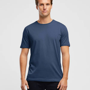 Camiseta de Hombre, Informal, Lisa, de Algodón HD, Cuello Redondo - Product Image 3