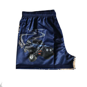 Short de football en polyester 100% avec logo personnalisé sublimé de qualité supérieure Short de rugby unisexe de couleur unie pour homme et adulte - Product Image 5
