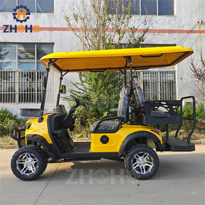 चीन में 4-सीट + 2-सीट वालिफेट्रिच ऑफ-रोड व्हील इलेक्ट्रिक गोल्फ कार्ट/ट्रॉली के साथ बनाया गया - Product Image 3
