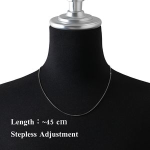 Venta al por mayor de moda boda oro fino cubano cadena veneciana plata buen adulto collar - Product Image 6