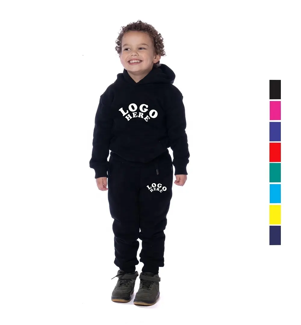 Nieuw 2023 Kids Boys & Peuter Groen 0-16 Maten Kleding Sets Capuchon Sweatsuits Kinderen Sweatpak Kinderen Trainingspak Jogger Se