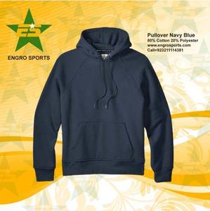 Venta al por mayor de alta calidad 100% algodón polar en blanco de peso pesado sin cuerda Sudadera con capucha de gran tamaño logotipo personalizado bordado impresión sudaderas con capucha - Product Image 1