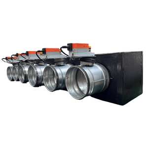 Plénum en mousse de polyuréthane Lindab à 6 zones avec registres motorisés de 160 ou 200 mm pour systèmes CVC - Product Image 4