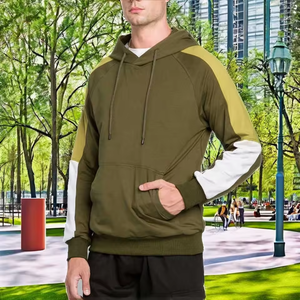 Sweat à capuche pour homme, uni, d'hiver, ample, tissé, imprimé par transfert thermique, logo graphique personnalisé, extra large, col rond, pour le sport décontracté - Product Image 4