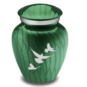 ของที่ระลึกงานเผาศพทำจากอลูมิเนียมโอบกอดดีไซน์กอล์ฟสีเขียวสำเร็จ - Product Image 6